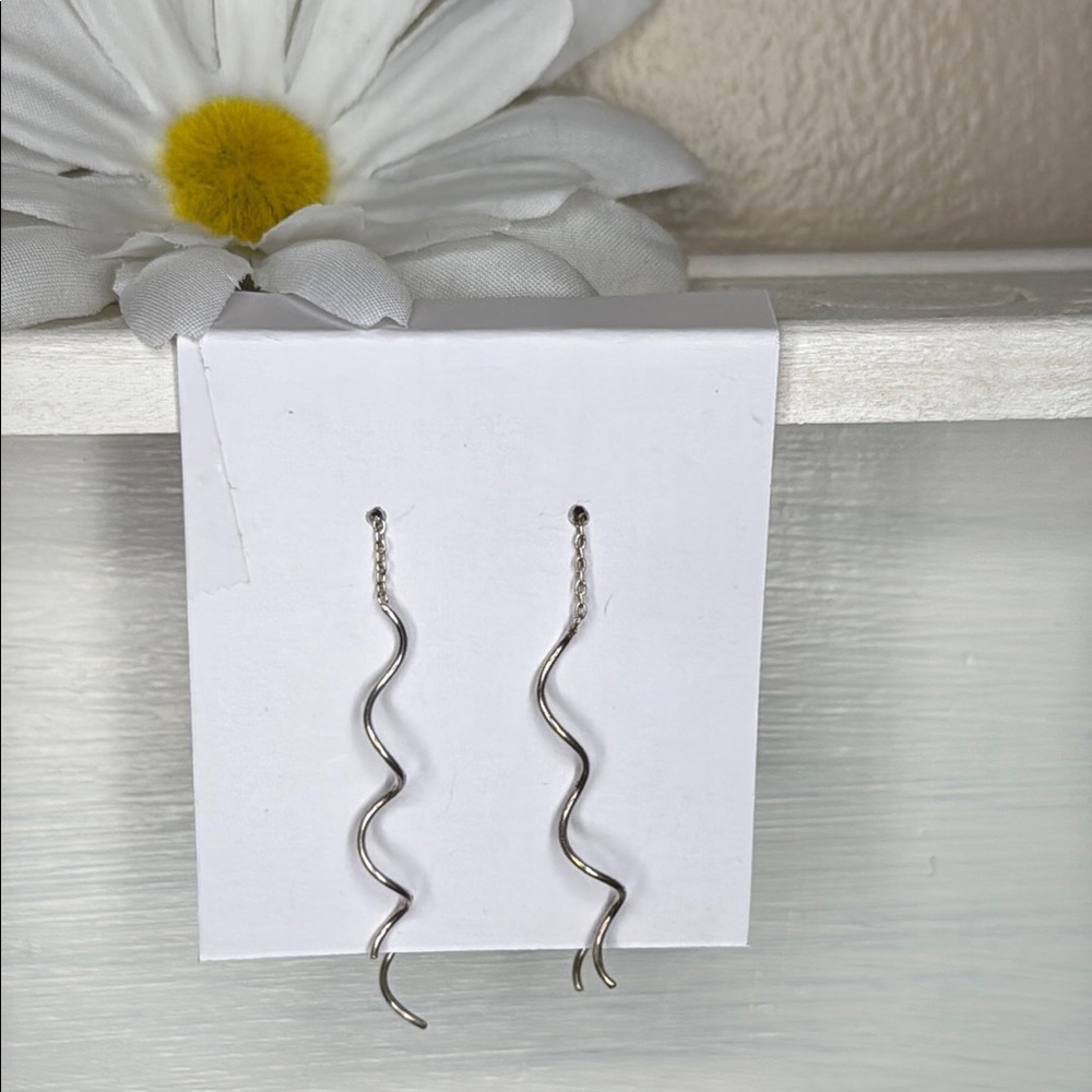 Sterling Silver Spiral Earrings